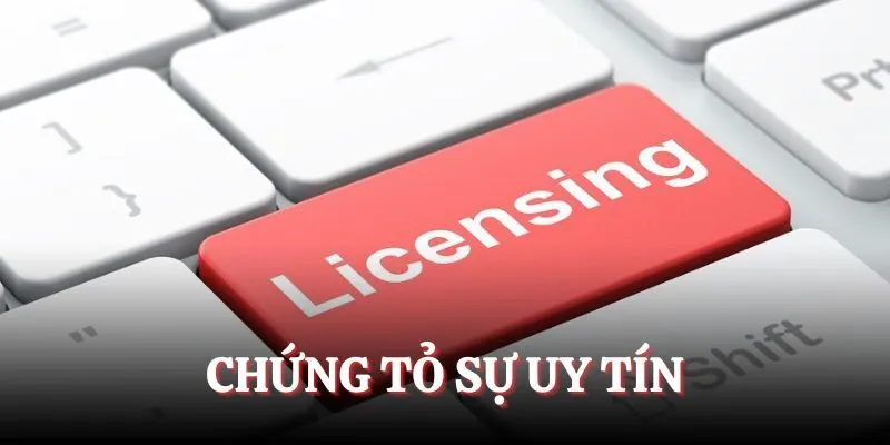 Giấy phép chứng tỏ độ uy tín của thương hiệu 